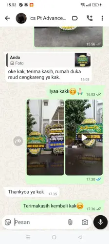 Testimonial Papan Bunga Pernikahan citraland