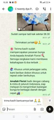 Testimonial Standing Flower citraland