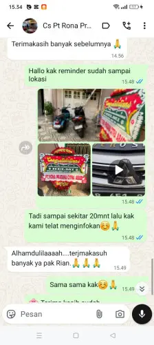 Testimonial Papan Bunga citraland